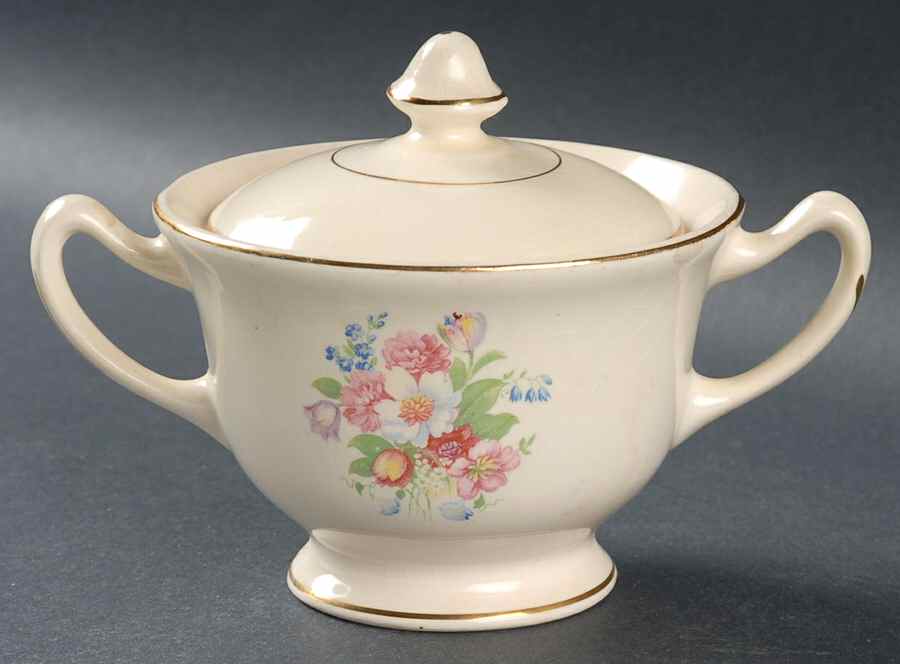 PCP32 Sugar Bowl & Lid by Paden City-1