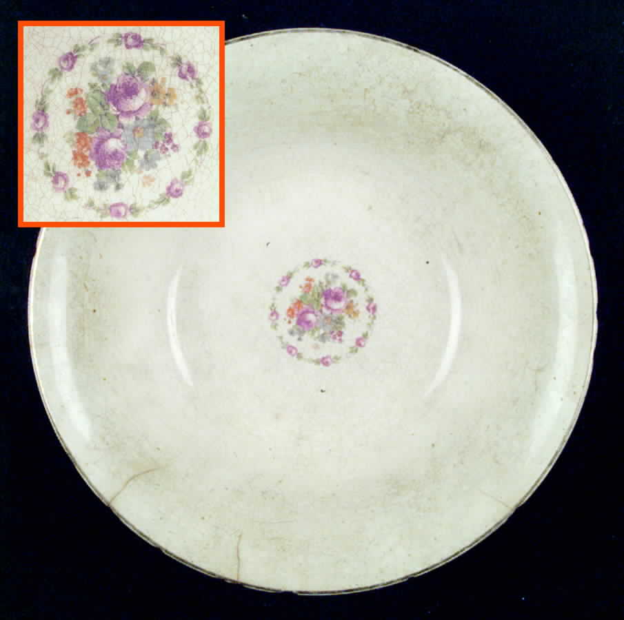 PCP39 9" Round Vegetable Bowl by Paden City-1