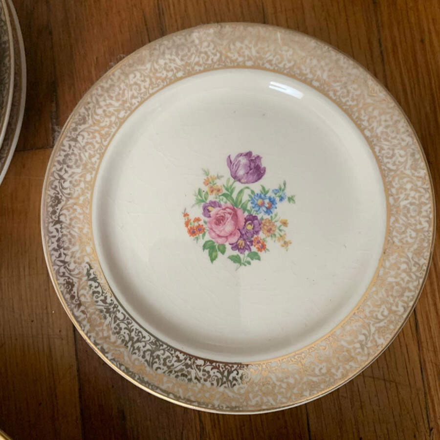 PCP43 Bread & Butter Plate by Paden City-1