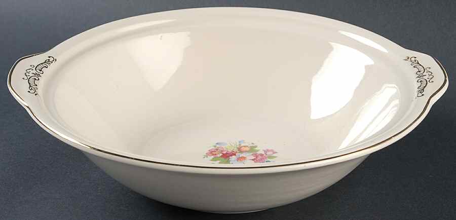 Gold Lynn Round Vegetable No Lid by Paden City-1