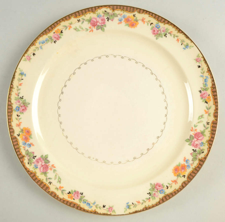 Edgemore Lace Dinner Plate by Paden City-1