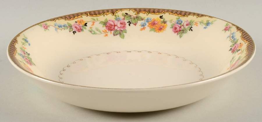Edgemore Lace Coupe Soup Bowl by Paden City-1