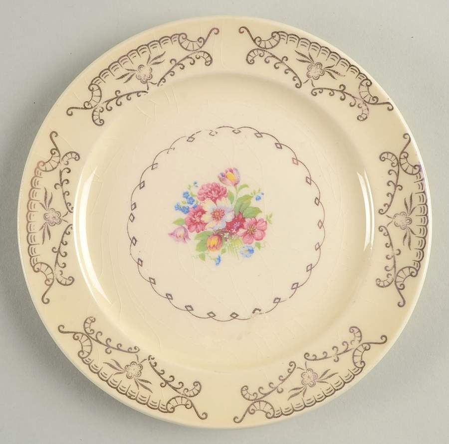 PCP59 Bread & Butter Plate by Paden City-1