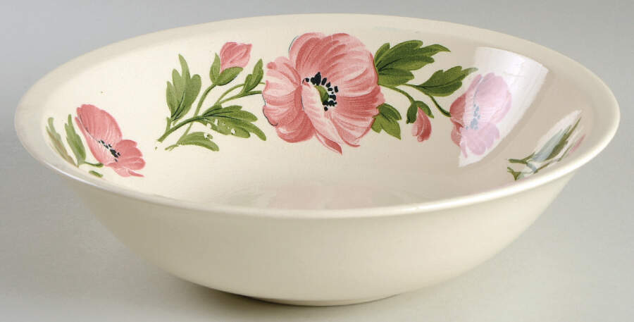 PCP69 8" Round Vegetable Bowl by Paden City-1