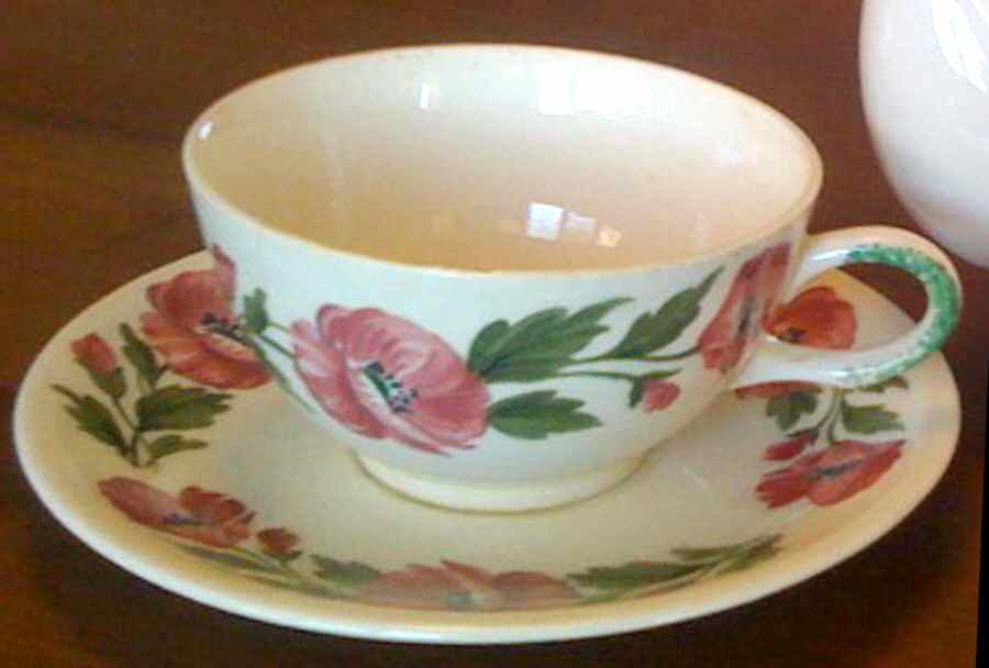 PCP69 Flat Cup & Saucer Set by Paden City-1