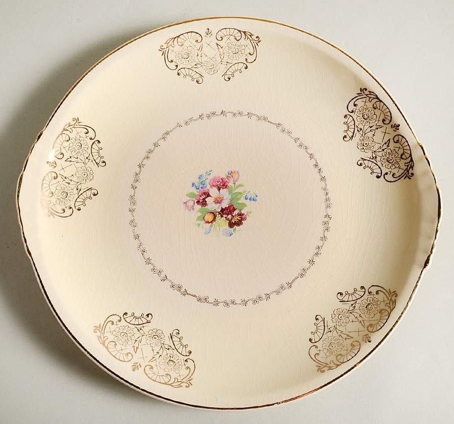 PCP71 Handled Cake Plate by Paden City-1