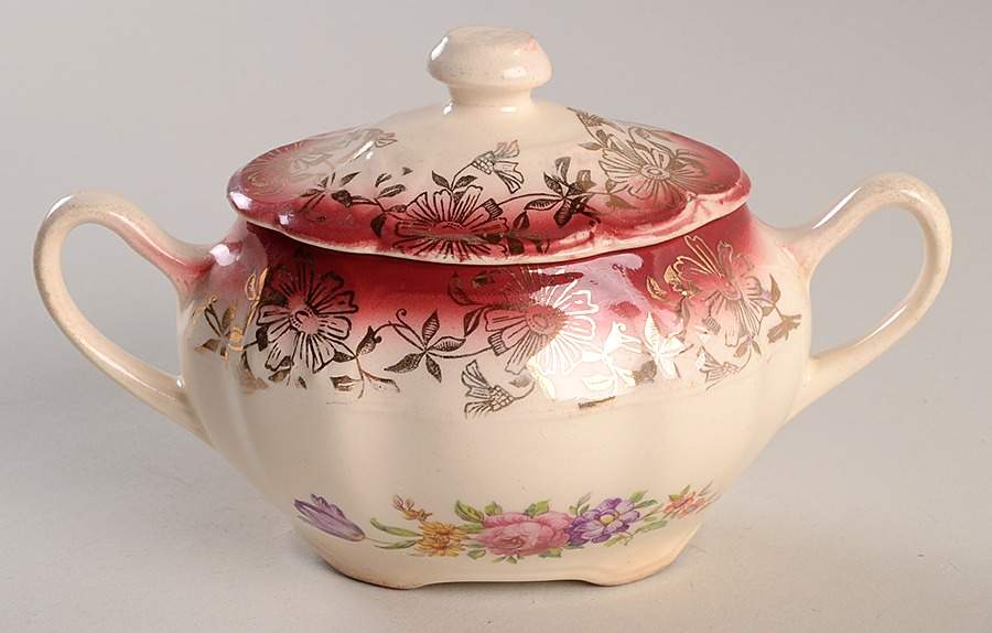 PCP72 Sugar Bowl & Lid by Paden City-1