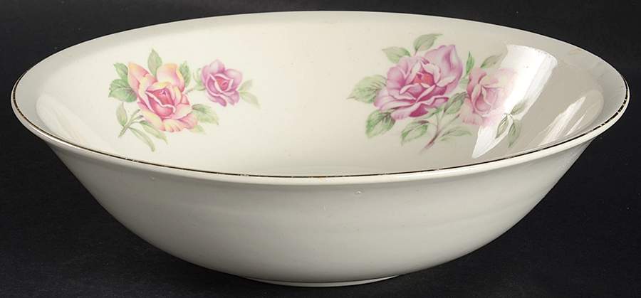 PCP76 8" Round Vegetable Bowl by Paden City-1