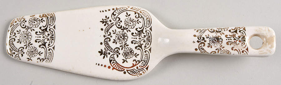 PCP9 Solid Ceramic Pie/Cake Server by Paden City-1