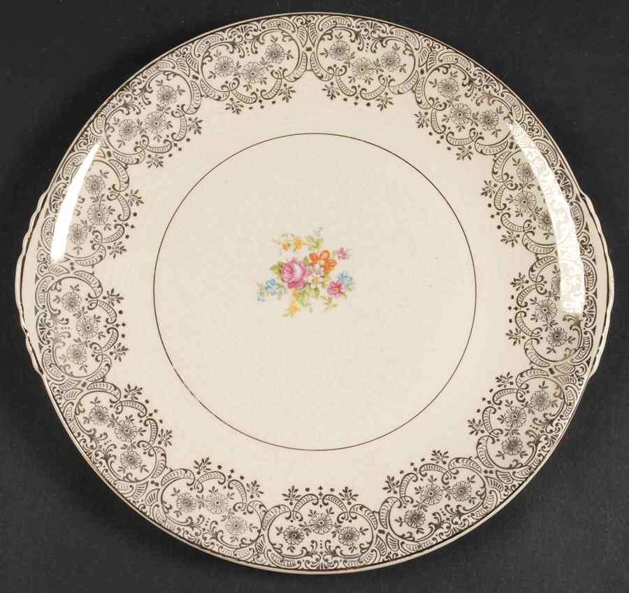 PCP9 Handled Cake Plate by Paden City-1