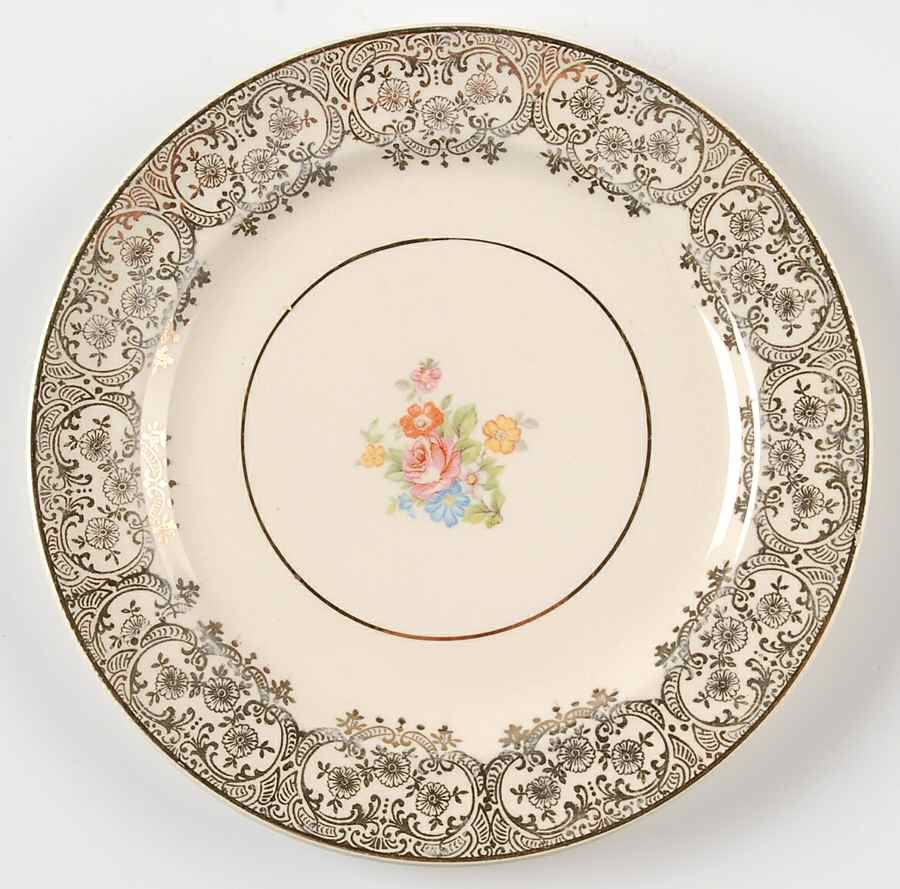 PCP9 Bread & Butter Plate by Paden City-1