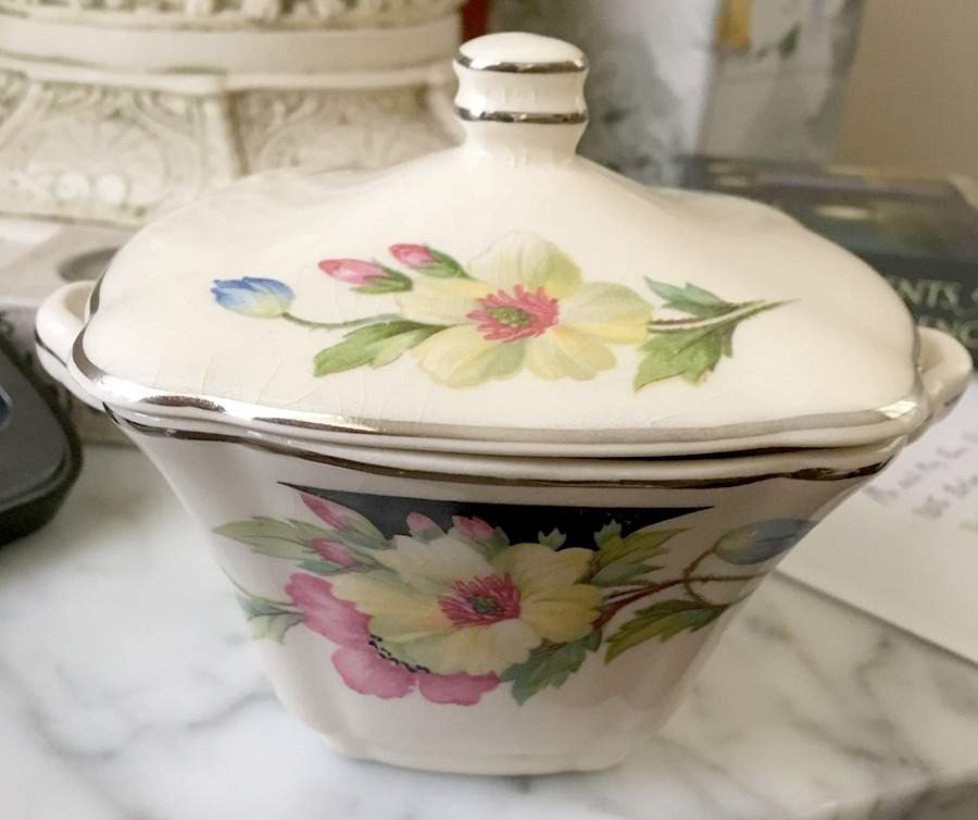 The Princess Sugar Bowl & Lid by Paden City-1