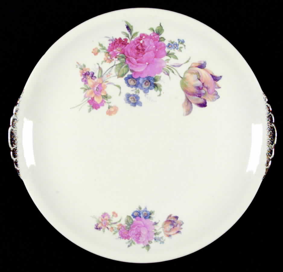 Rosalee Dinner Plate by Paden City-1