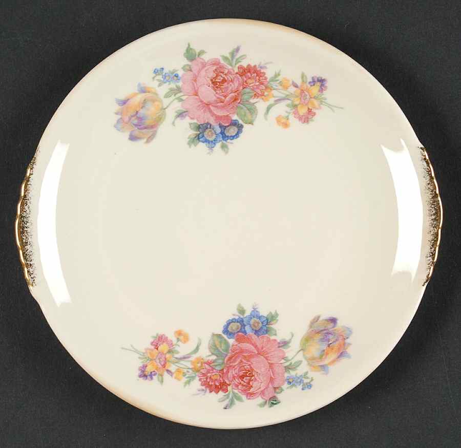 Rosalee Bread & Butter Plate by Paden City-1