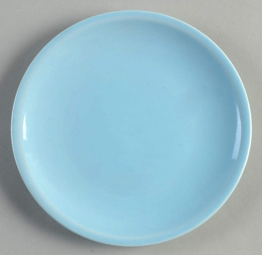 Shenandoah Pastels Blue Bread & Butter Plate by Paden City-1