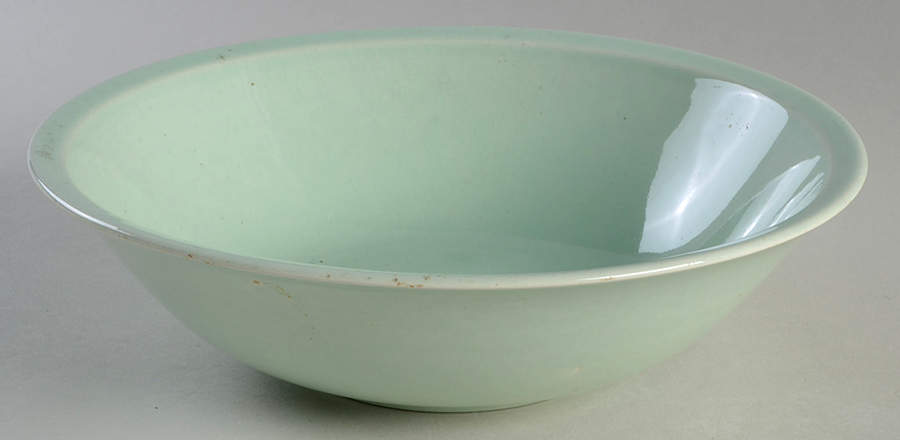 Shenandoah Pastels Green 8" Round Vegetable Bowl by Paden City-1