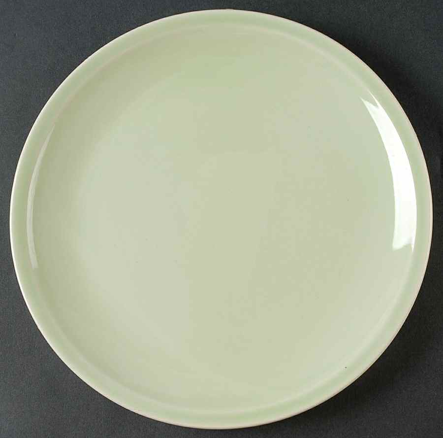 Shenandoah Pastels Green Luncheon Plate by Paden City-1