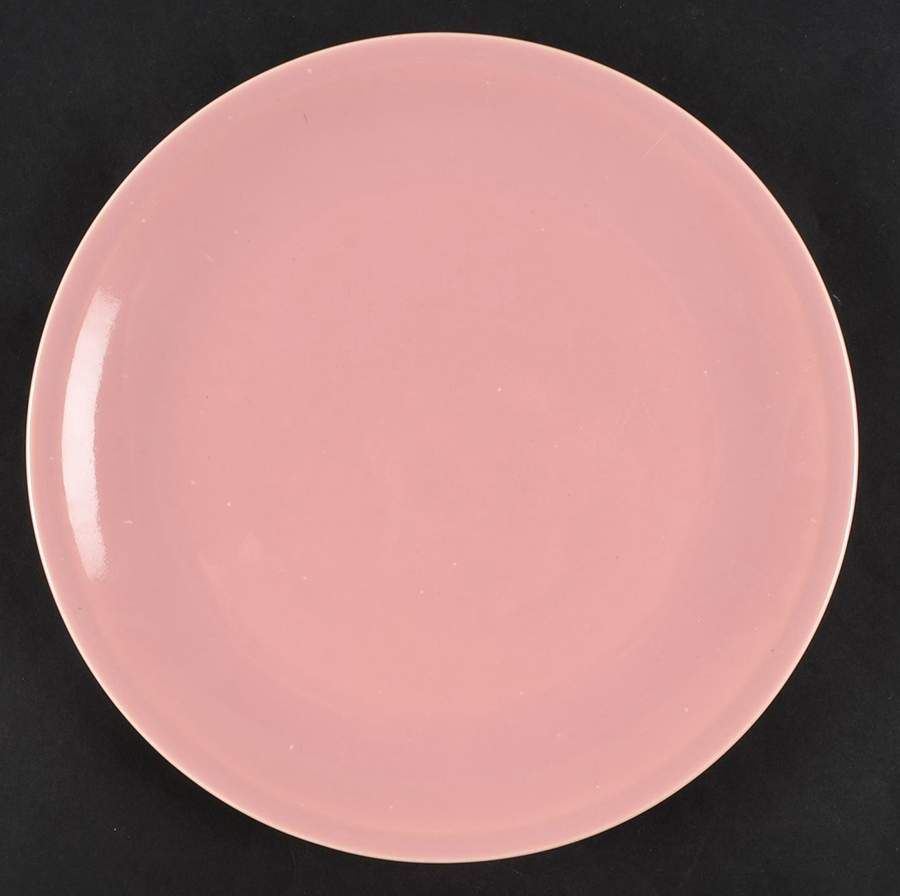 Shenandoah Pastels Pink Dinner Plate by Paden City-1