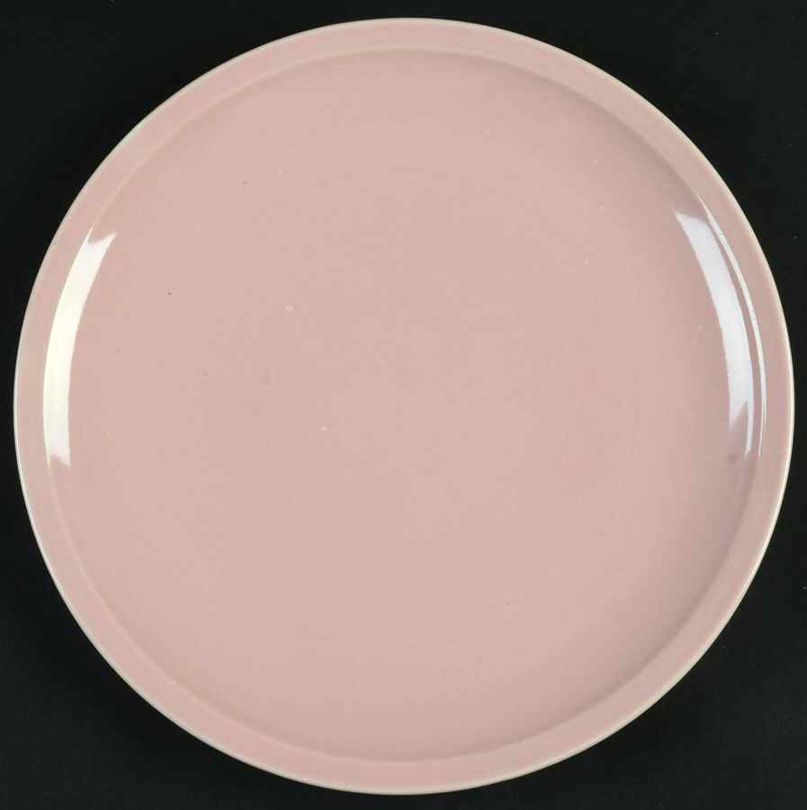 Shenandoah Pastels Pink Luncheon Plate by Paden City-1