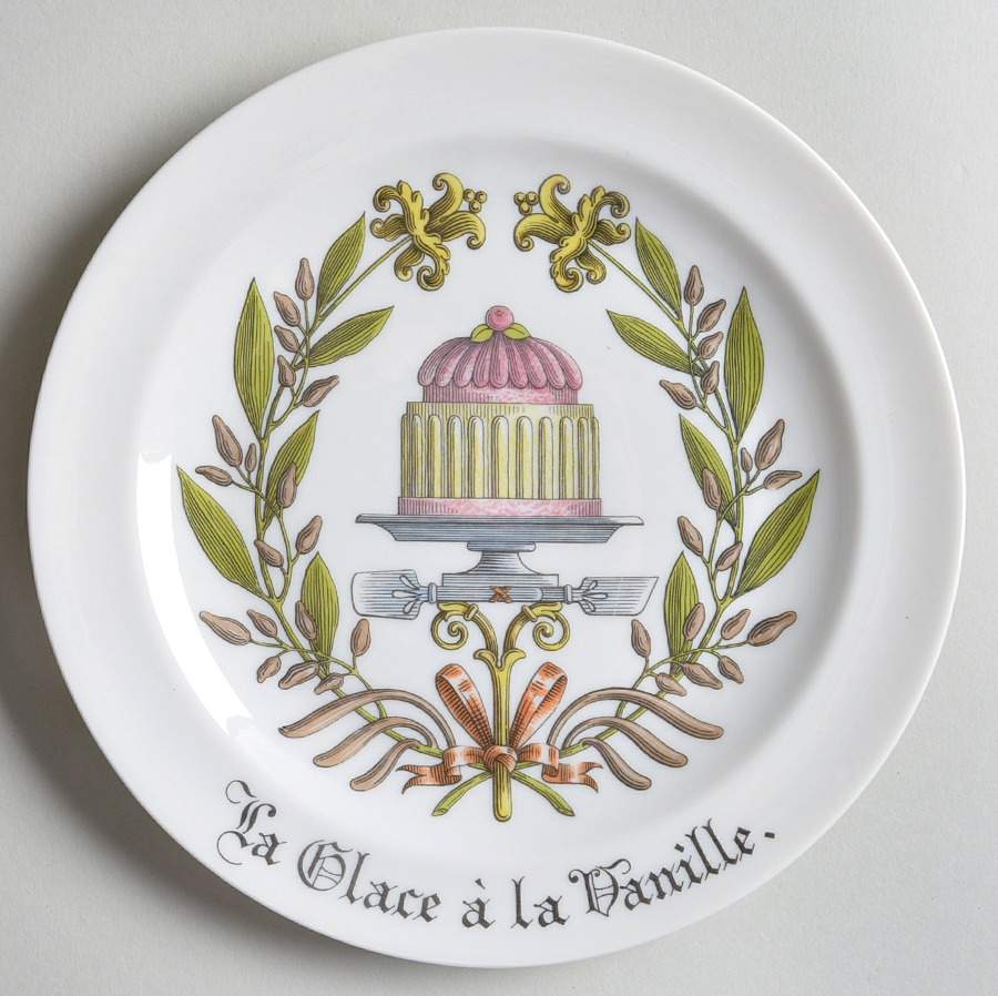 Chambord Salad Plate by Porcelaine d'Auteuil-1