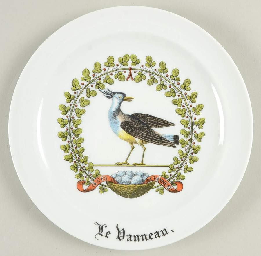 Chambord Salad Plate by Porcelaine d'Auteuil-1