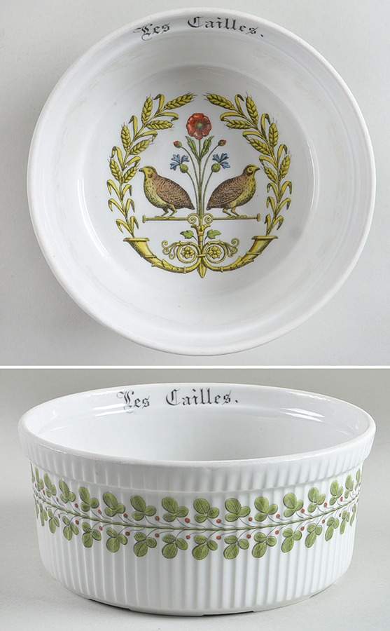 Chambord 7" Souffle by Porcelaine d'Auteuil-1