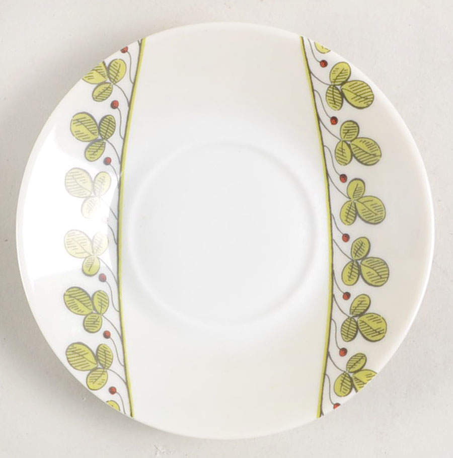 Chambord Saucer for Flat Demitasse Cup by Porcelaine d'Auteuil-1