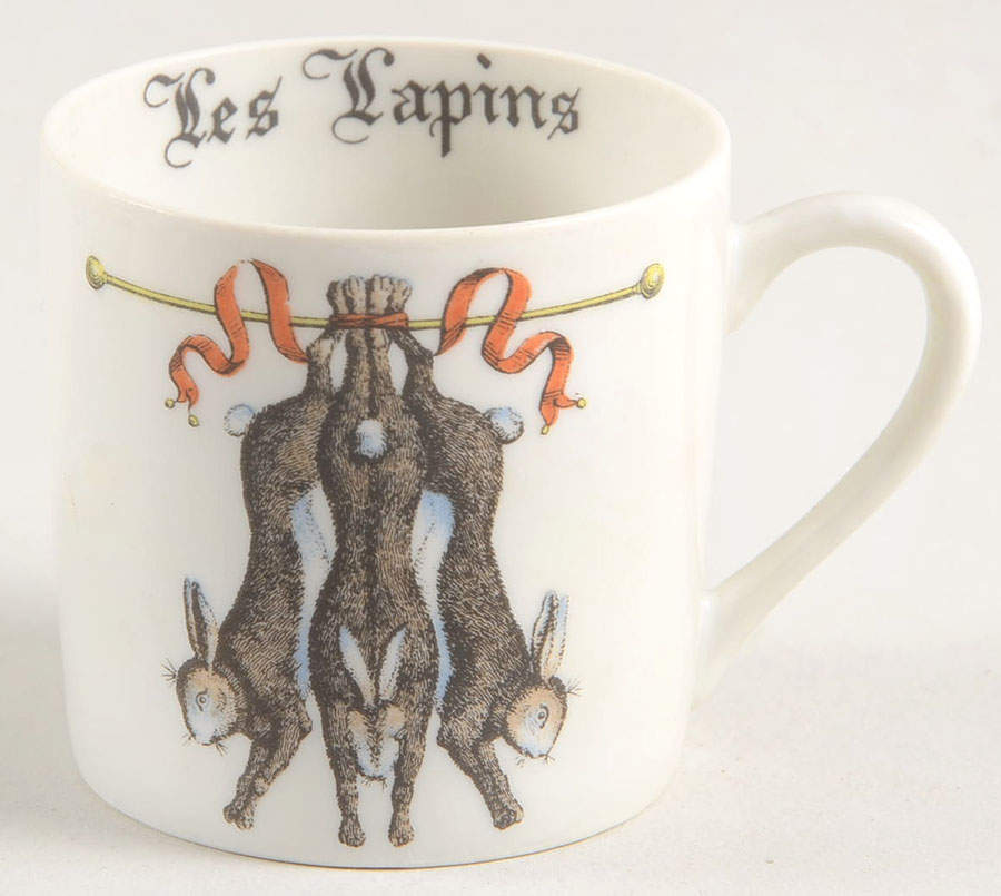 Chambord Flat Demitasse Cup by Porcelaine d'Auteuil-1
