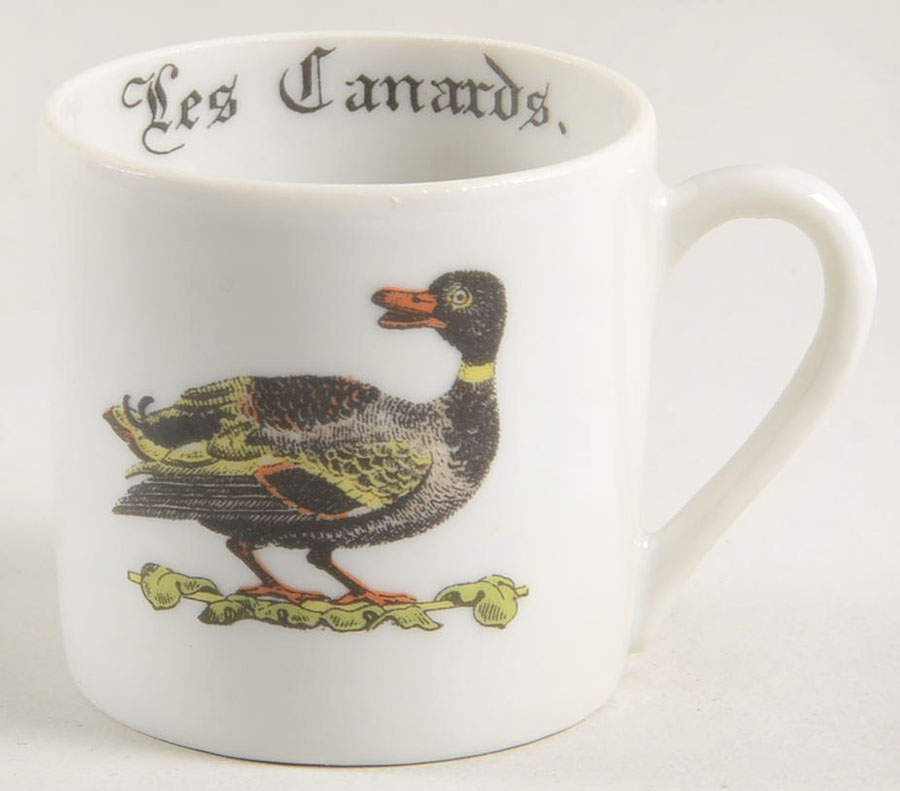 Chambord Flat Demitasse Cup by Porcelaine d'Auteuil-1