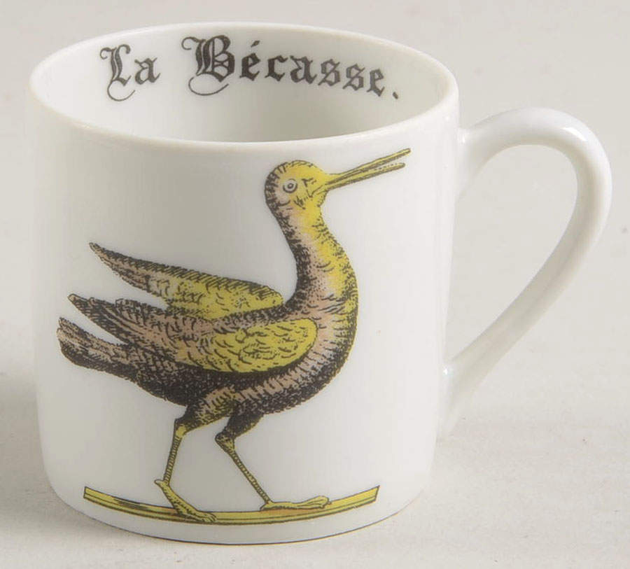 Chambord Flat Demitasse Cup by Porcelaine d'Auteuil-1
