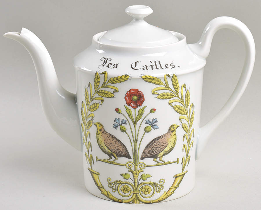 Chambord Coffee Pot & Lid by Porcelaine d'Auteuil-1