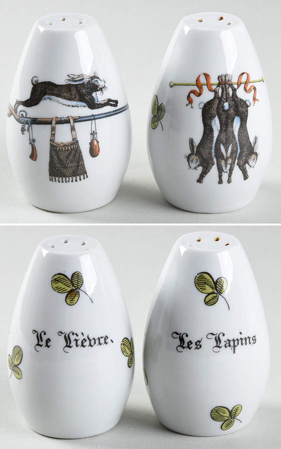 Chambord Salt & Pepper Set by Porcelaine d'Auteuil-1