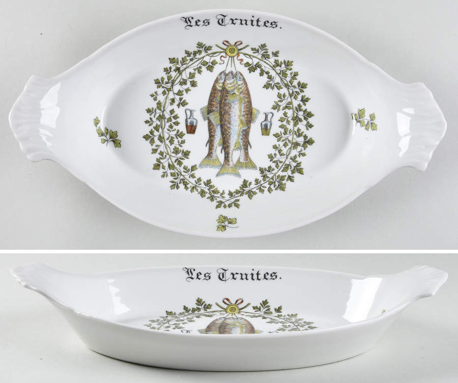 Chambord 11" Augratin by Porcelaine d'Auteuil-1