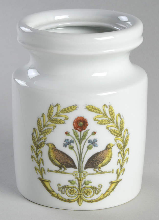 Chambord Mustard Jar No Lid by Porcelaine d'Auteuil-1