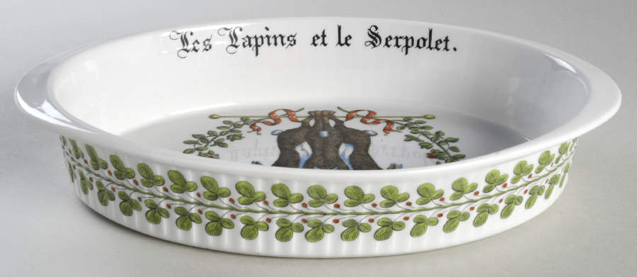Chambord 11" Oval Baker by Porcelaine d'Auteuil-1