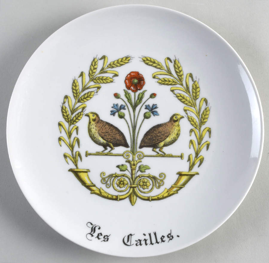Chambord Coupe Luncheon Plate by Porcelaine d'Auteuil-1