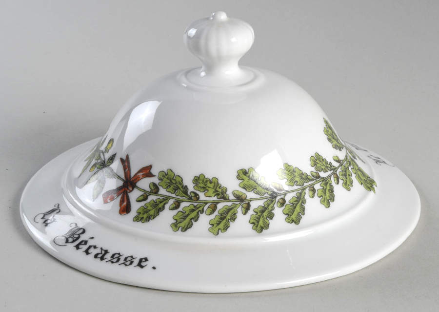 Chambord Lid for Round Vegetable by Porcelaine d'Auteuil-1