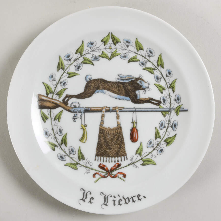 Chambord Salad Plate by Porcelaine d'Auteuil-1