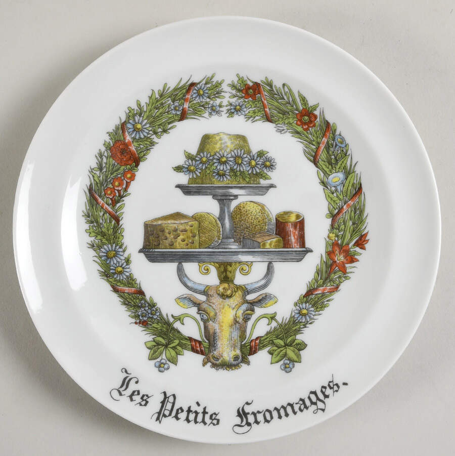 Chambord Salad Plate by Porcelaine d'Auteuil-1