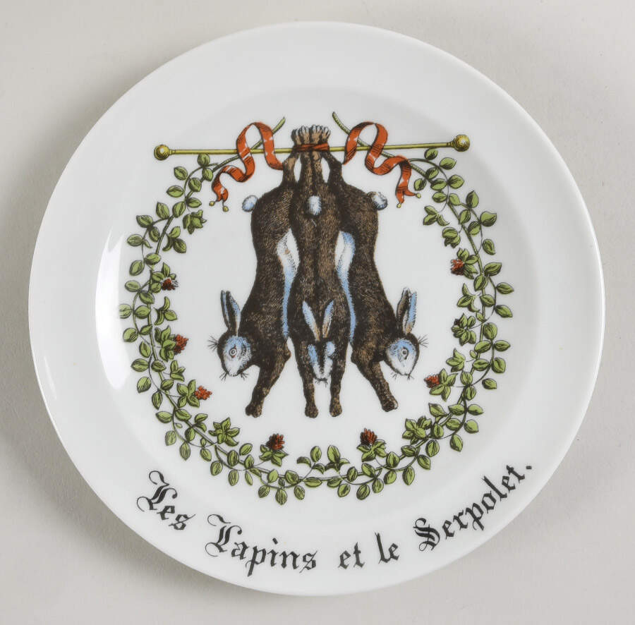 Chambord Salad Plate by Porcelaine d'Auteuil-1