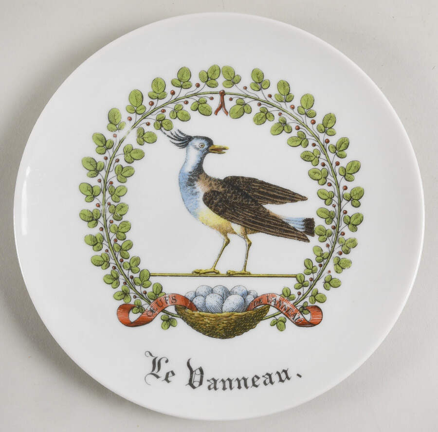 Chambord Coupe Salad Plate by Porcelaine d'Auteuil-1