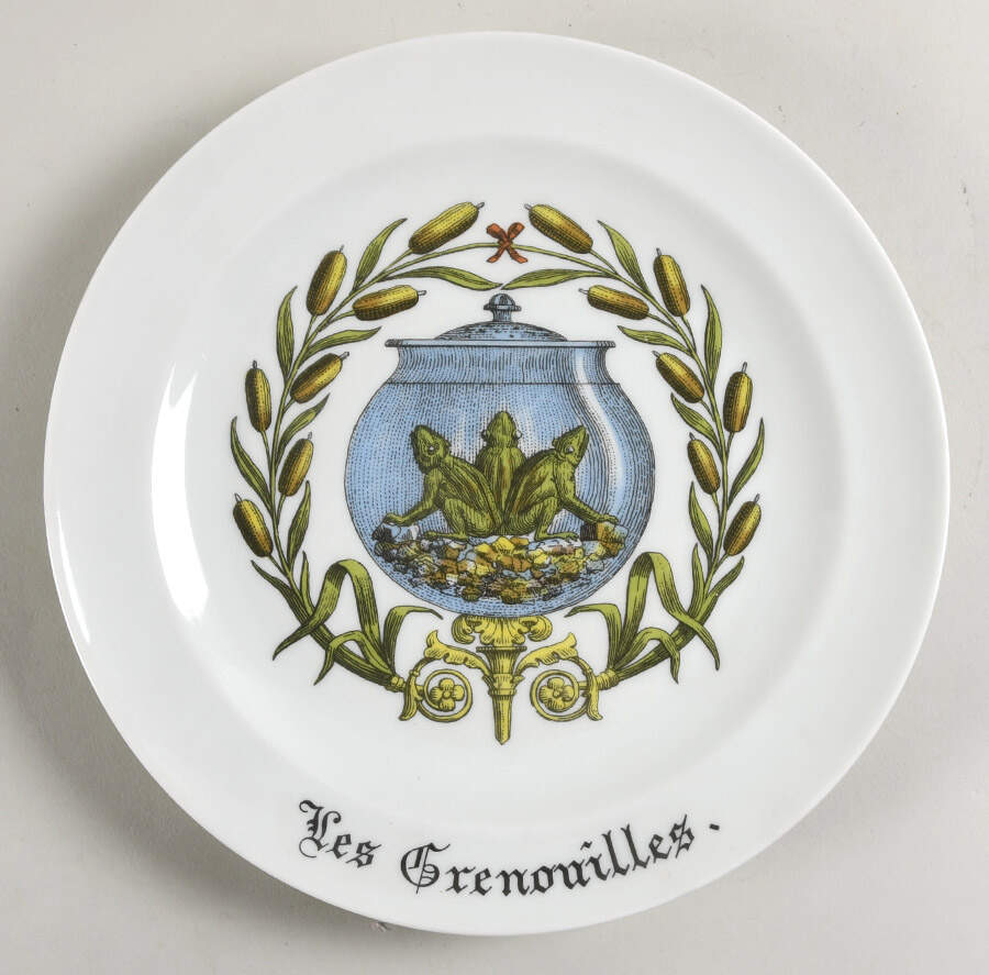 Chambord Luncheon Plate by Porcelaine d'Auteuil-1