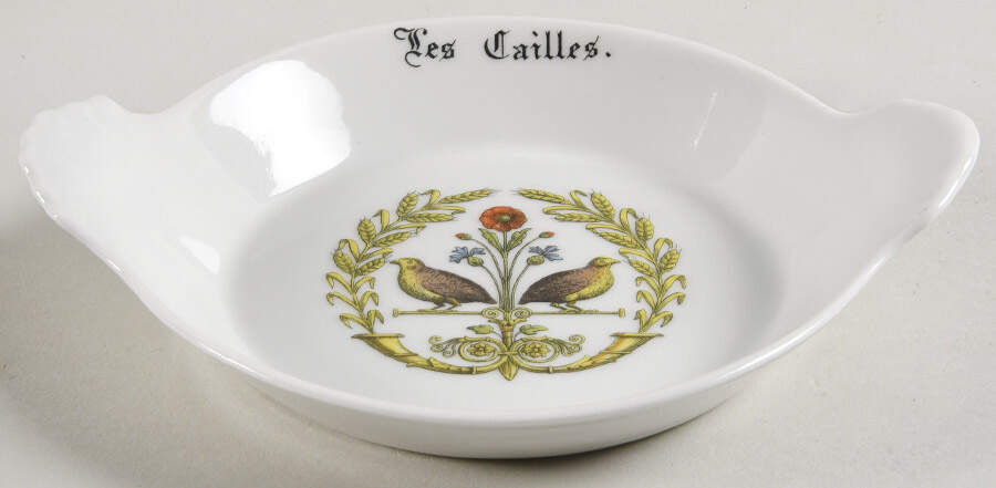 Chambord 6" Shirred Egg Dish by Porcelaine d'Auteuil-1