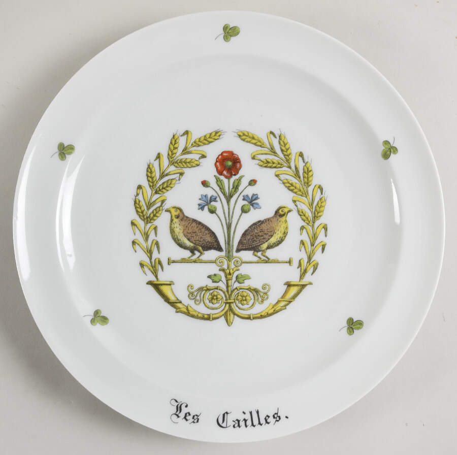 Chambord 12" Chop Plate (Round Platter) by Porcelaine d'Auteuil-1