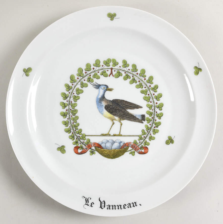 Chambord 12" Chop Plate (Round Platter) by Porcelaine d'Auteuil-1