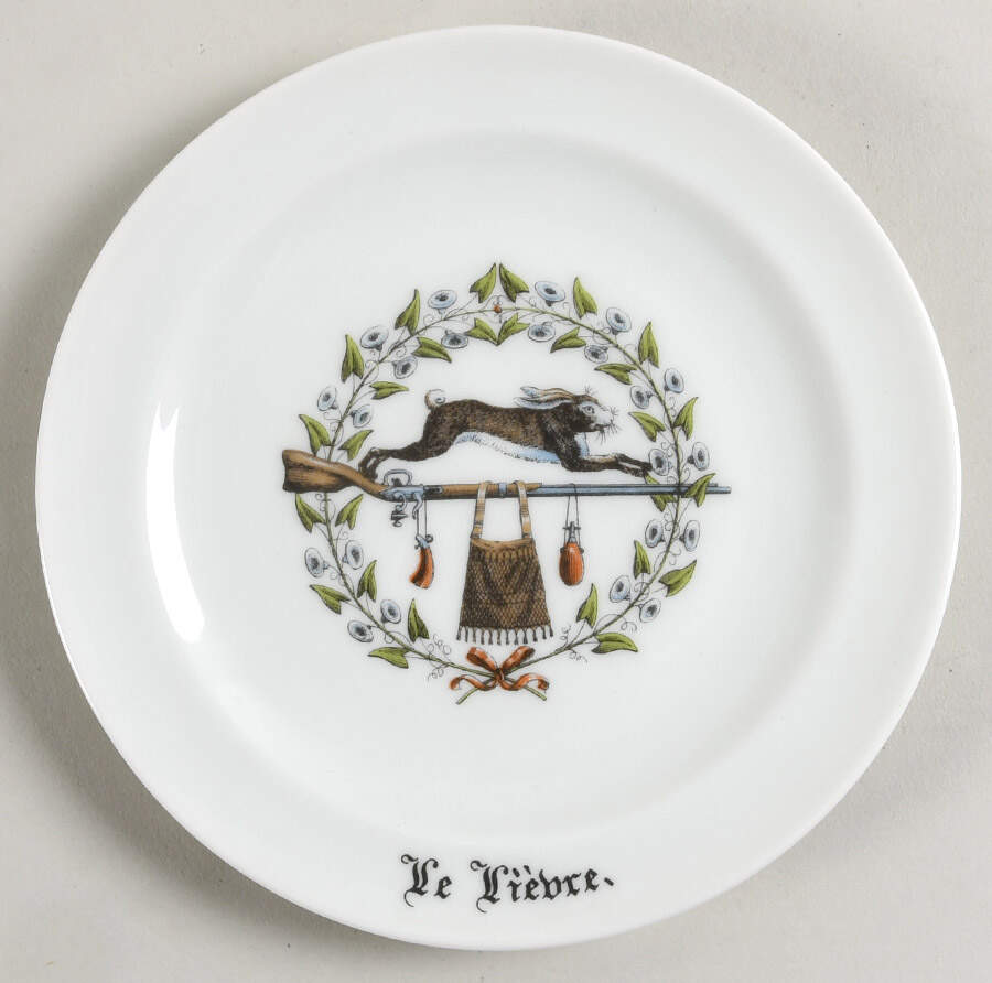 Chambord Bread & Butter Plate by Porcelaine d'Auteuil-1