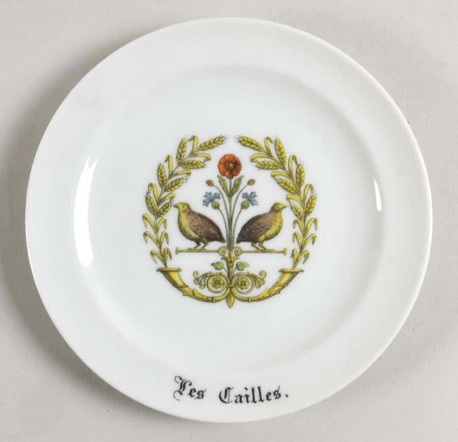 Chambord Bread & Butter Plate by Porcelaine d'Auteuil-1