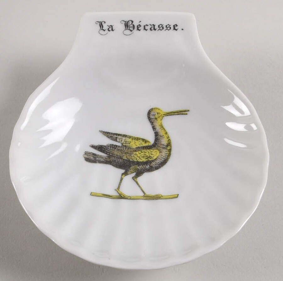 Chambord Shell Shaped Dish by Porcelaine d'Auteuil-1