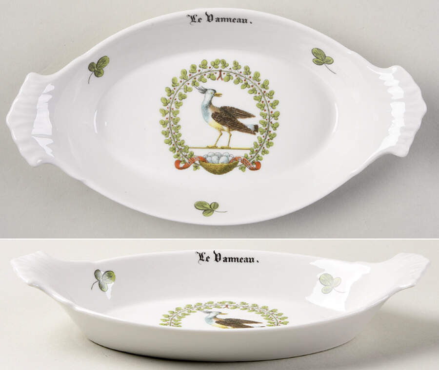 Chambord 8" Augratin by Porcelaine d'Auteuil-1