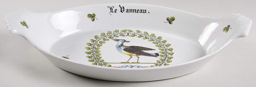 Chambord 14" Augratin by Porcelaine d'Auteuil-1
